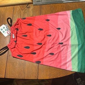 Patpat watermelon dress, tags still on
Size 5-6y